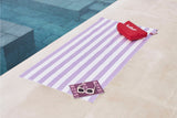 Beach baggy towel with pillow, lilac - Urban nest