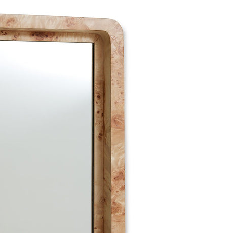 Burl wooden mirror - Urban nest