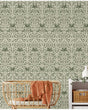 Celestial palm green wallpaper - Urban nest