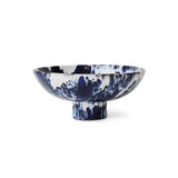 Ceramic bowl on base indigo - Urban nest