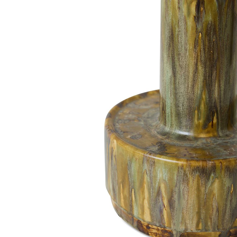 Ceramic lamp base reactive green - Urban nest