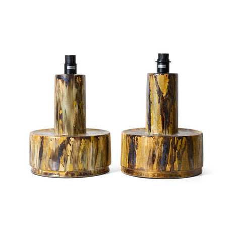 Ceramic lamp base reactive green - Urban nest