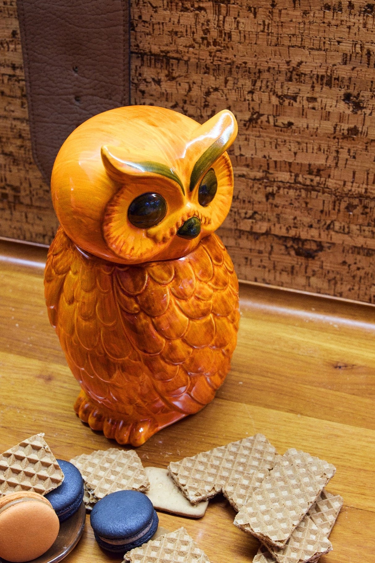 Ceramic owl jar - Urban nest