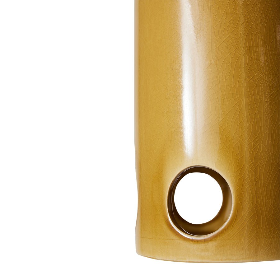 Ceramic pendant lamp - mustard - Urban nest