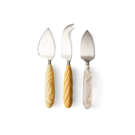 Cheese knives, cream set of 3 - Urban nest