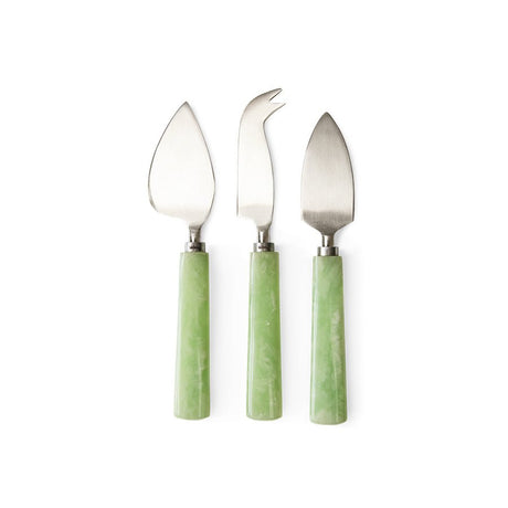 Cheese knives sage, set of 3 - Urban nest