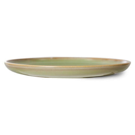 Chef ceramics: dinner plate - moss green - Urban nest