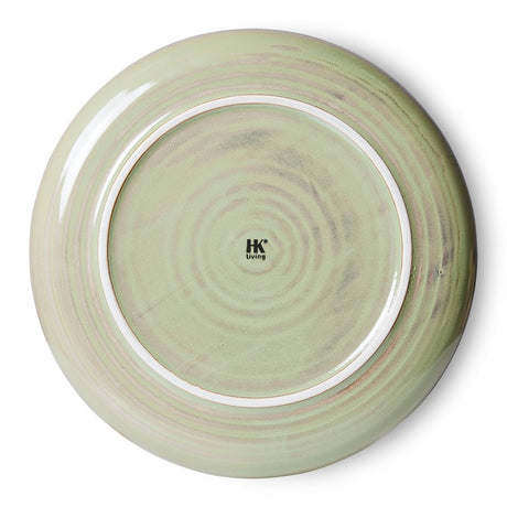 Chef ceramics: dinner plate - moss green - Urban nest