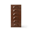 Chest of 6 drawers - chocolate - Urban nest