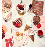 Christmas ornaments: glass dark brown chocolate bar - Urban nest