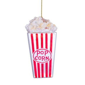 Christmas ornaments: glass red/white popcorn - Urban nest