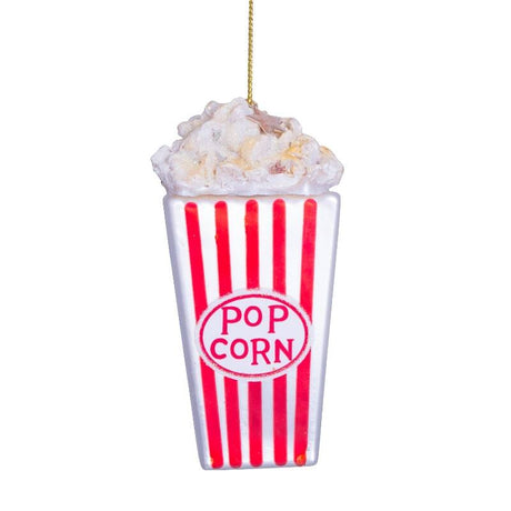 Christmas ornaments: glass red/white popcorn - Urban nest