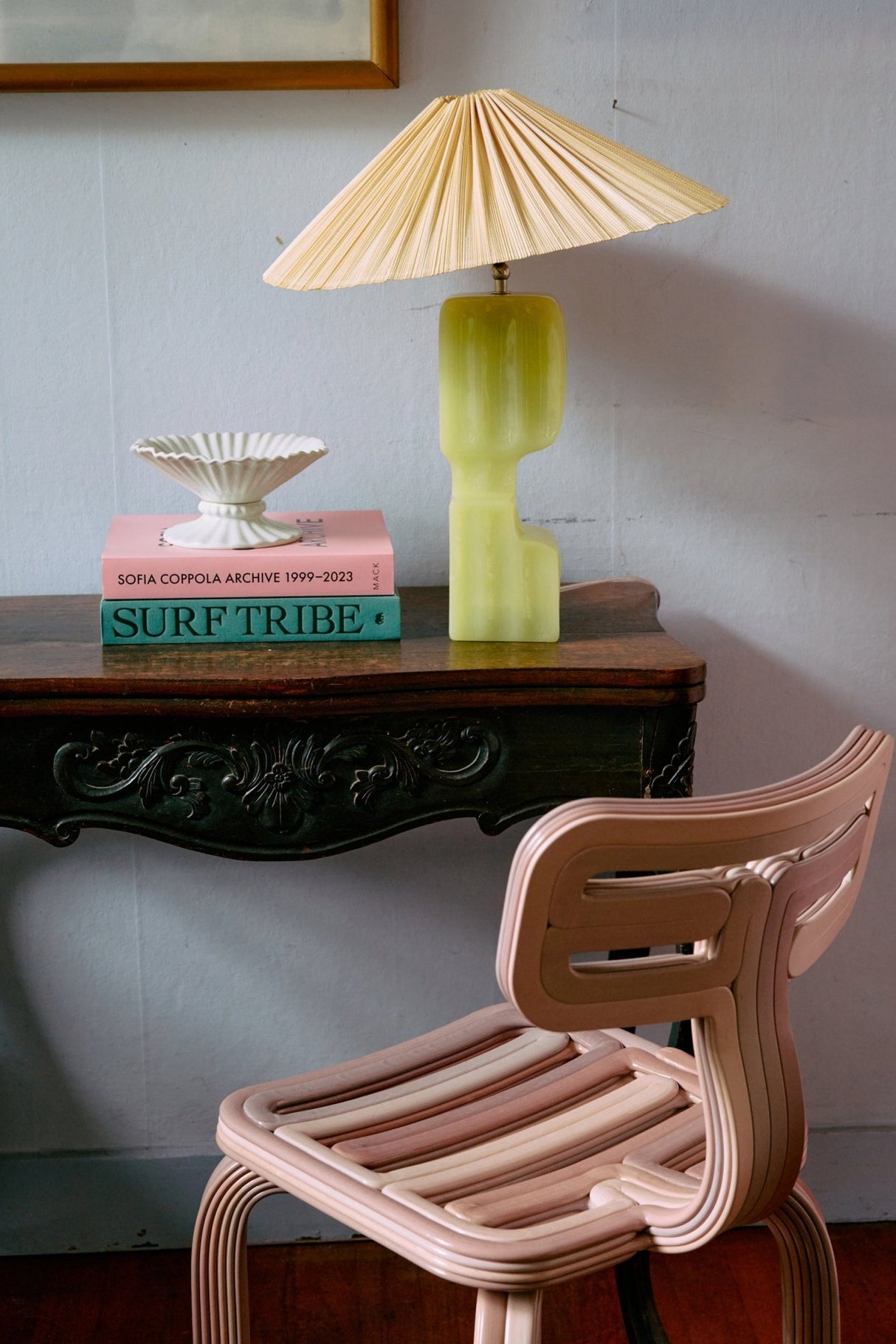 Column table lamp base lime - Urban nest