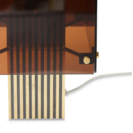 Corner table lamp - brass brown - Urban nest