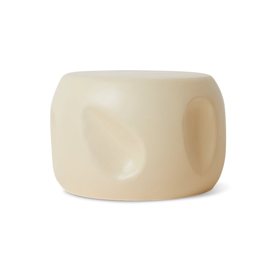 Currents ceramic side table - shell - Urban nest