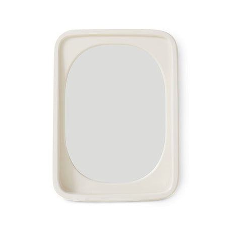 Curve mirror eggshell - glossy - Urban nest