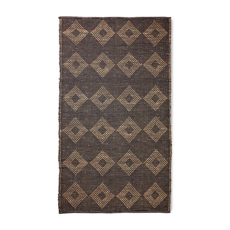 Diamond jute rug - Urban Nest