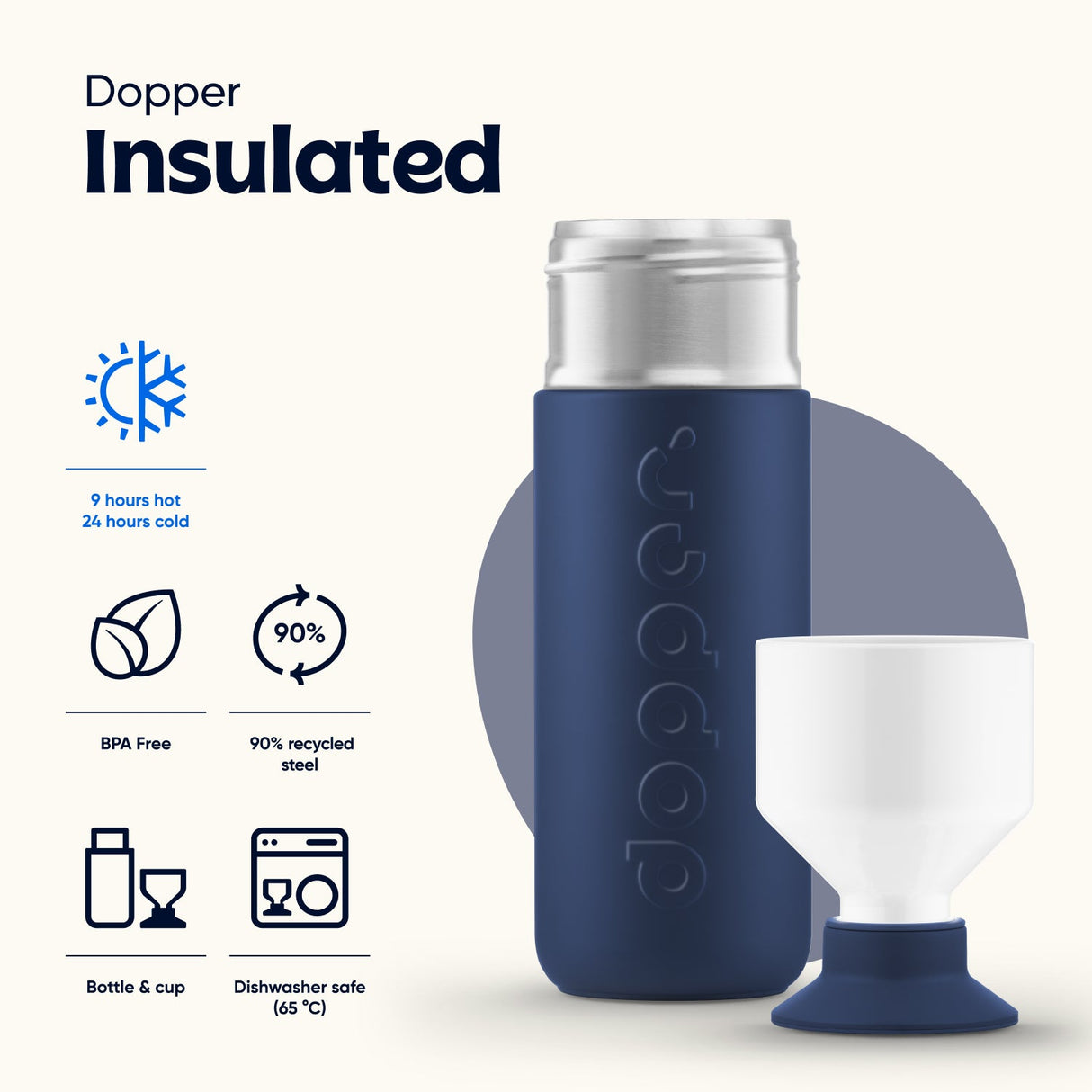 Dopper insulated (580ml) - Urban nest