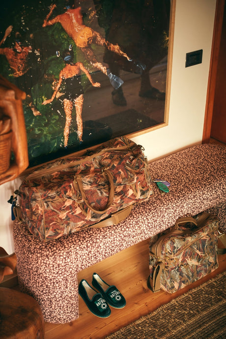 Doris for HKLIVING: lobby bench - floral print - Urban nest