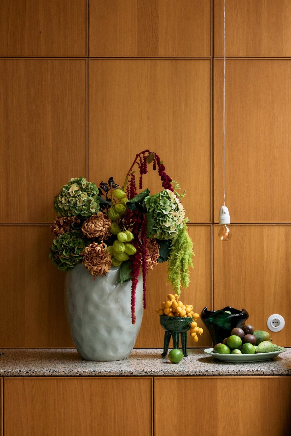 Earthenware floor vase mint - Urban nest