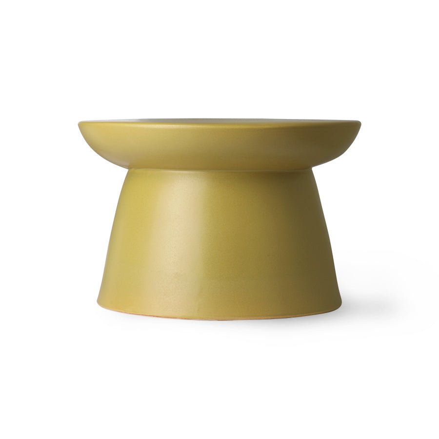 Earthenware side table green, XL - Urban nest