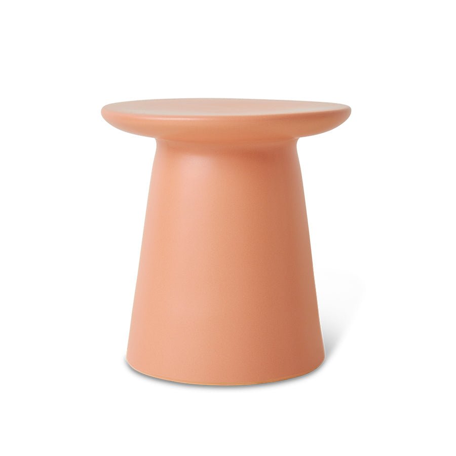 Earthenware side table peach - M - Urban nest