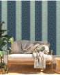 Eclectic bamboo ribbon ocean grey wallpaper - Urban nest