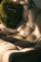 Fluffy cushion olive - Urban nest