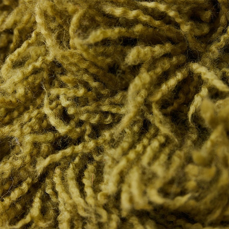 Fluffy cushion olive - Urban nest