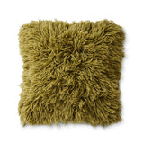 Fluffy cushion olive - Urban nest