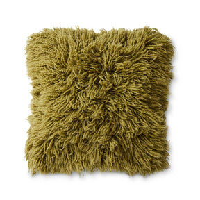 Fluffy cushion olive - Urban nest