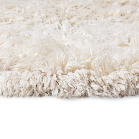 Fluffy round rug inner circle - Urban nest