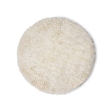 Fluffy round rug inner circle - Urban nest