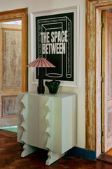 Folded mid vase, emerald - Urban nest