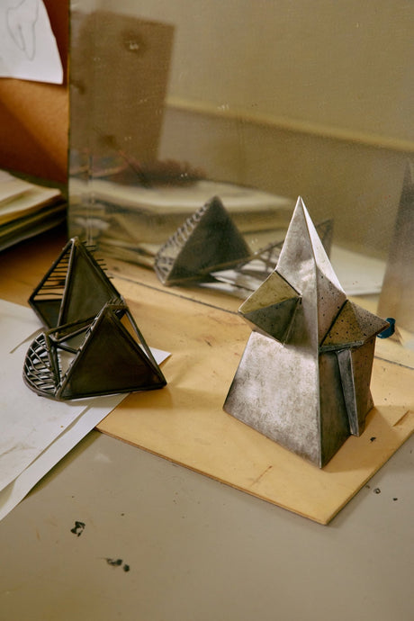 Forge wire sculpture metal - Urban nest