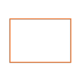 Frame - orange wood - Urban Nest