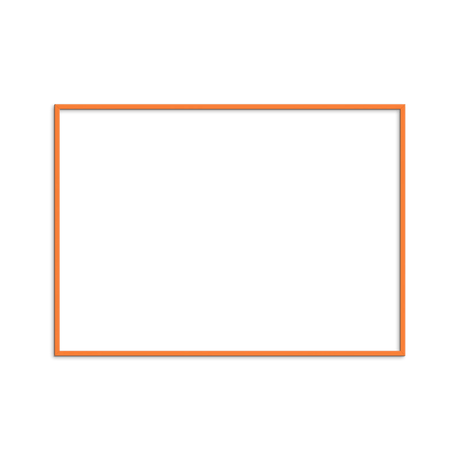 Frame - orange wood - Urban Nest