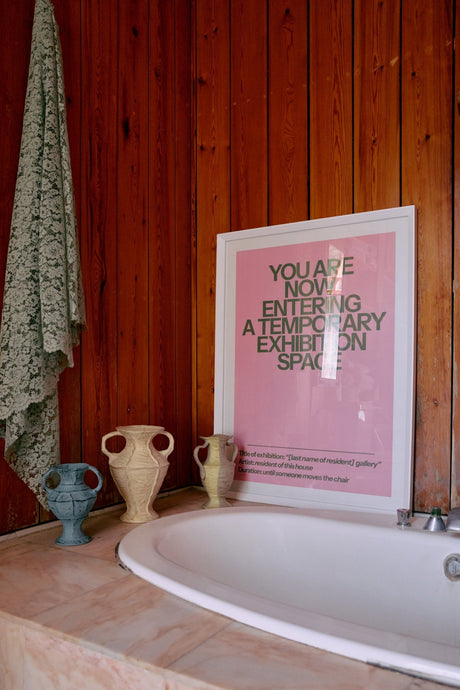 Framed poster, home gallery - Urban nest