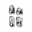 Glass sculpture chrome ( set of 4 ) - Urban nest