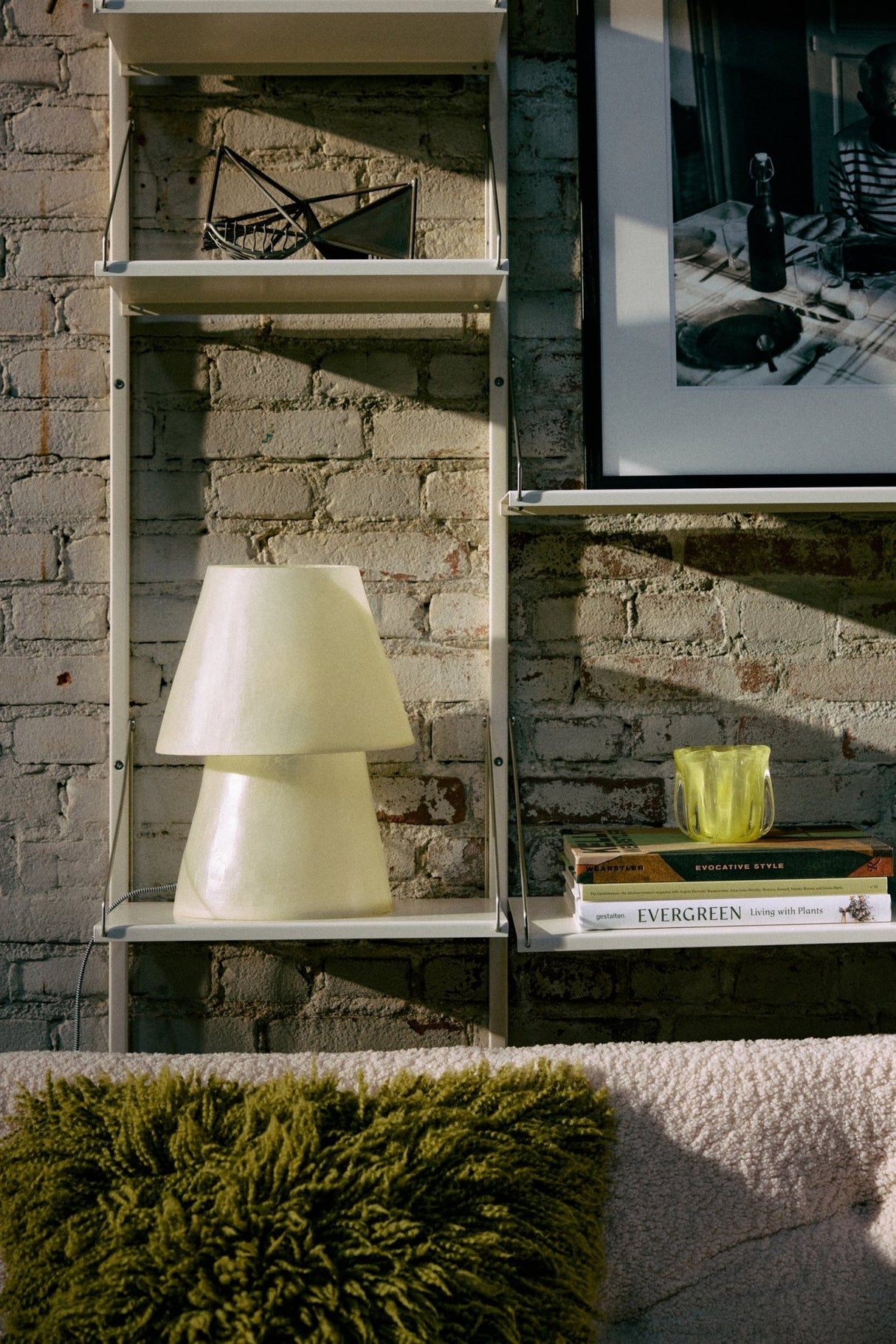 Glassfiber table lamp - off white - Urban nest