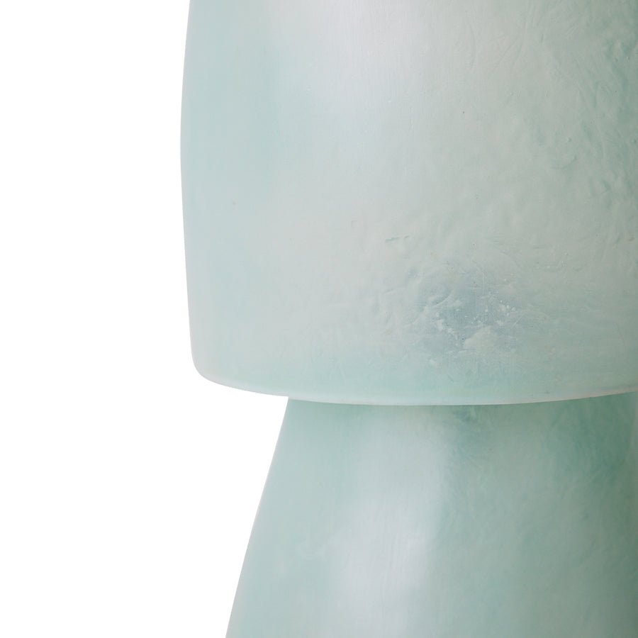 Glassfiber table lamp - petrol blue - Urban nest