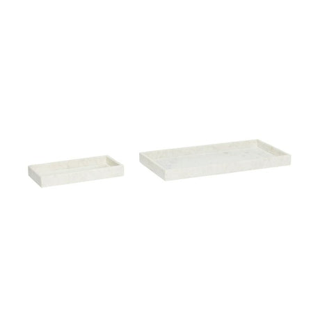 Grand trays white (set of 2) - Urban nest