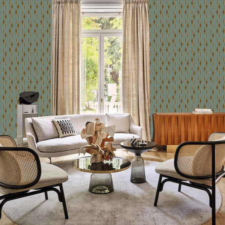 Ikat flores wallpaper - Urban nest