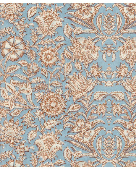 Indian flower blue wallpaper - Urban nest