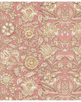 Indian flower pink wallpaper - Urban nest