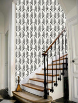 Isabelle watercolor leaves wallpaper - Urban nest