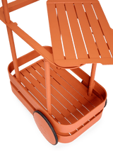 Jolly trolley & bar cart, tangerine - Urban nest