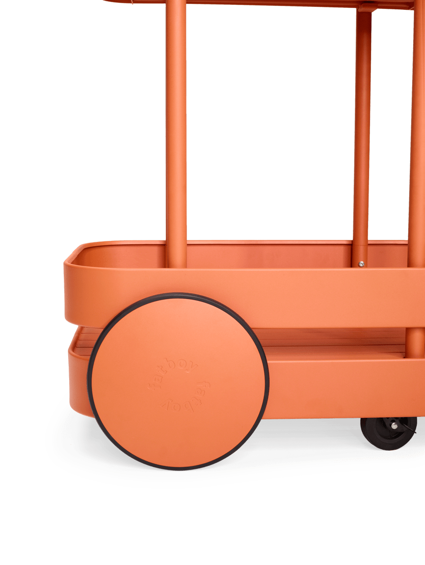 Jolly trolley & bar cart, tangerine - Urban nest