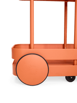 Jolly trolley & bar cart, tangerine - Urban nest