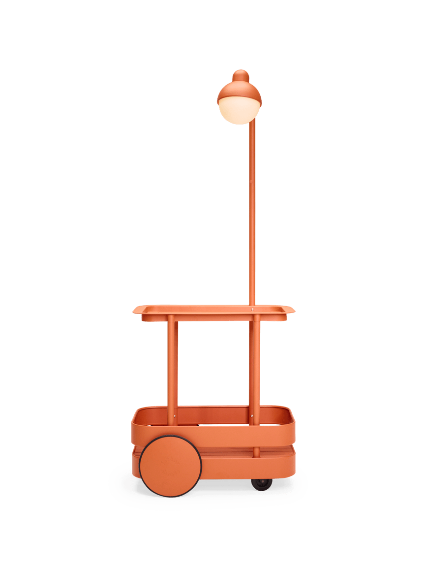 Jolly trolley & bar cart, tangerine - Urban nest